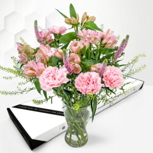 Pretty Pastels - Letterbox Flowers - Pink Letterbox Flowers - Next Day Letterbox Flower Delivery