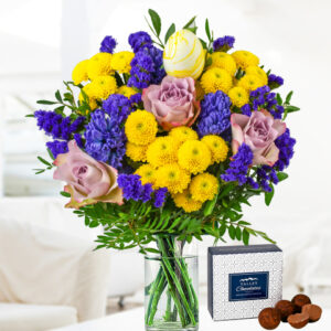 Happy Easter – Free Chocs – Easter Flowers – Easter Flower Delivery – Easter Gifts – Free Chocs